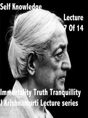 cover image of J Krishnamurti Lectures Series Ojai, Volume 7